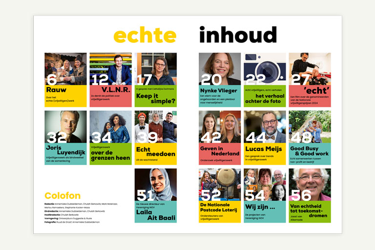Visuele identiteit Nationale Vrijwilligersprijzen