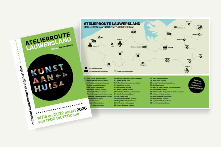 huisstijl & website kunst aan huis