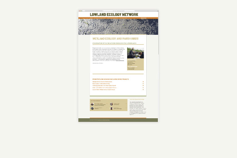 Logo's en website Lowlands ecology network