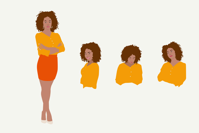 Illustratief design persona's