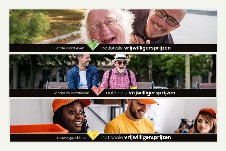 Visuele identiteit Nationale Vrijwilligersprijzen